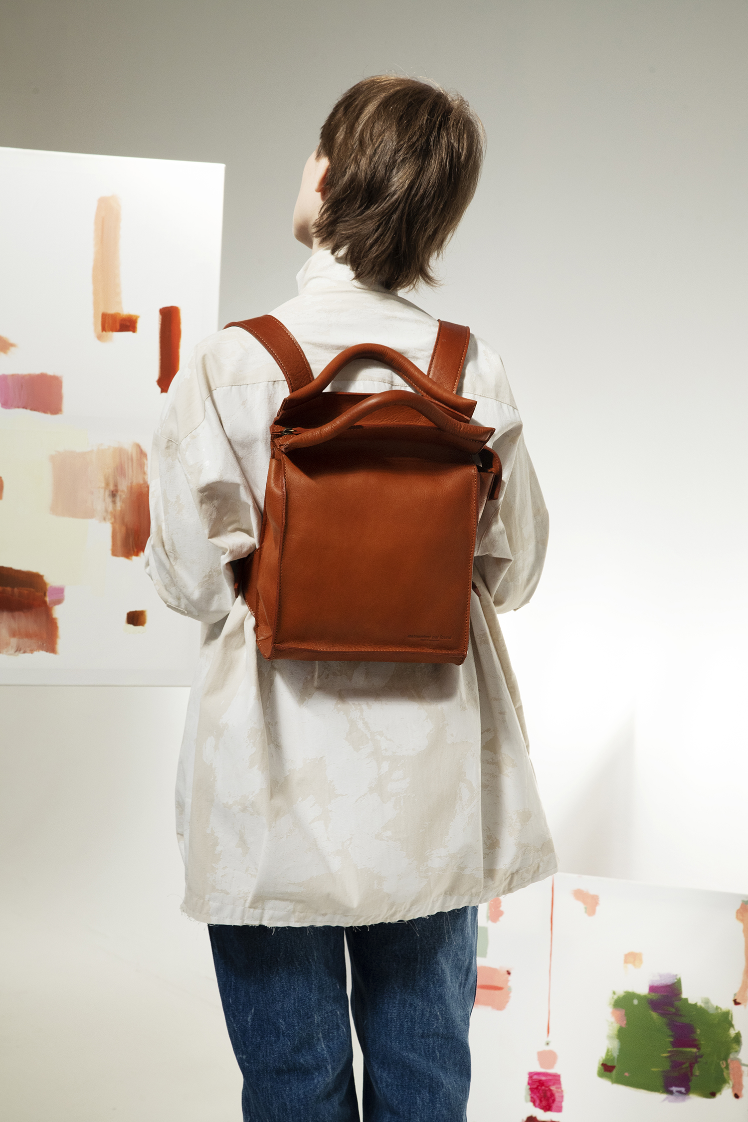 GEOMETRIC BACKPACK SMALL 2 SUELA (MADE TO ORDER)